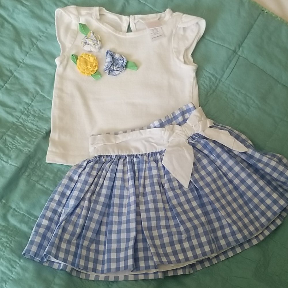 Janie and Jack skirt set